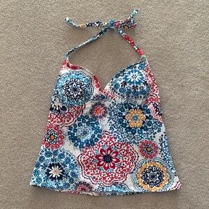 EUC Merona triangle halter bikini top